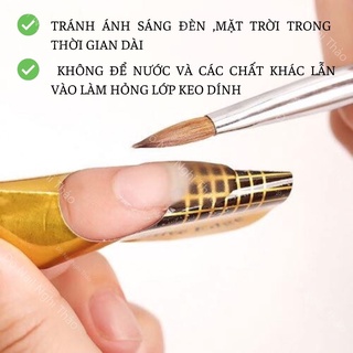 Giấy form móng đắp gel bột LADURA