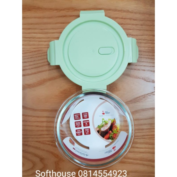 Hộp thủy tinh 400ml, 520ml, 750ml, 840ml hộp xinh xắn  nắp chống tràn, chịu nhiệt cao lên đến 400 độ C, Túi giữ nhiệt