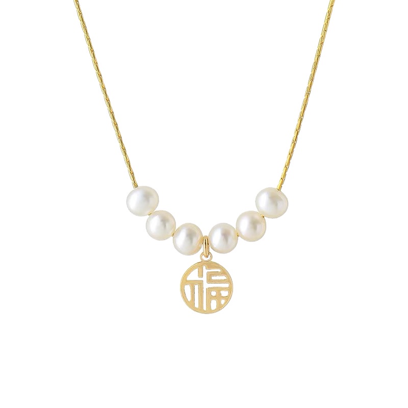 MOCHASHUVòng cổ choker phối ngọc trai giả phong cách Hàn Quốc cho nữ