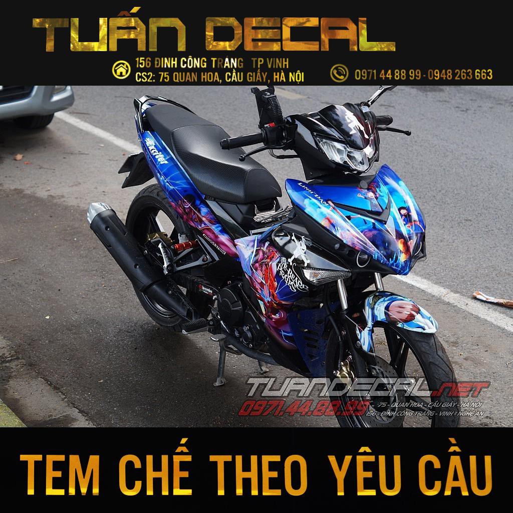 Tem Trùm Exciter 150 OnePiece - Nhận thiết kế theo yêu cầu của từng khách hàng