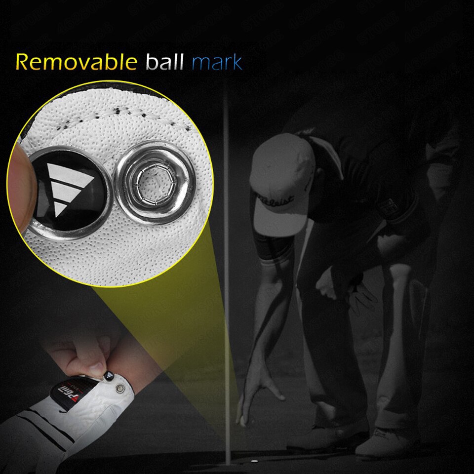 Găng Tay Da Thật Chơi Golf PGM ST022 Chống Trượt Cho Nam