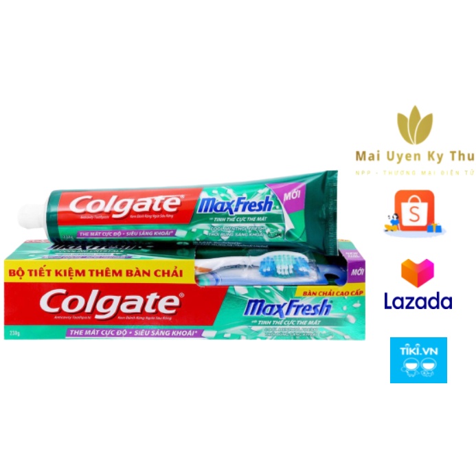 Kem đánh răng Colgate Maxfresh 230g phiên bản giới hạn tặng bàn chải