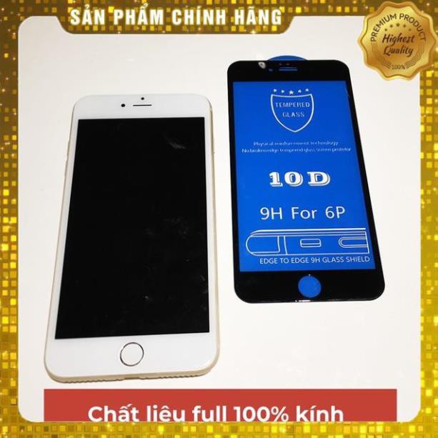 [ iphone 6 6plus 7 7plus 8 8plus x xr xs max 11 12 mini 12 Pro Max ] Kính cường lực 10D nền xanh full màn