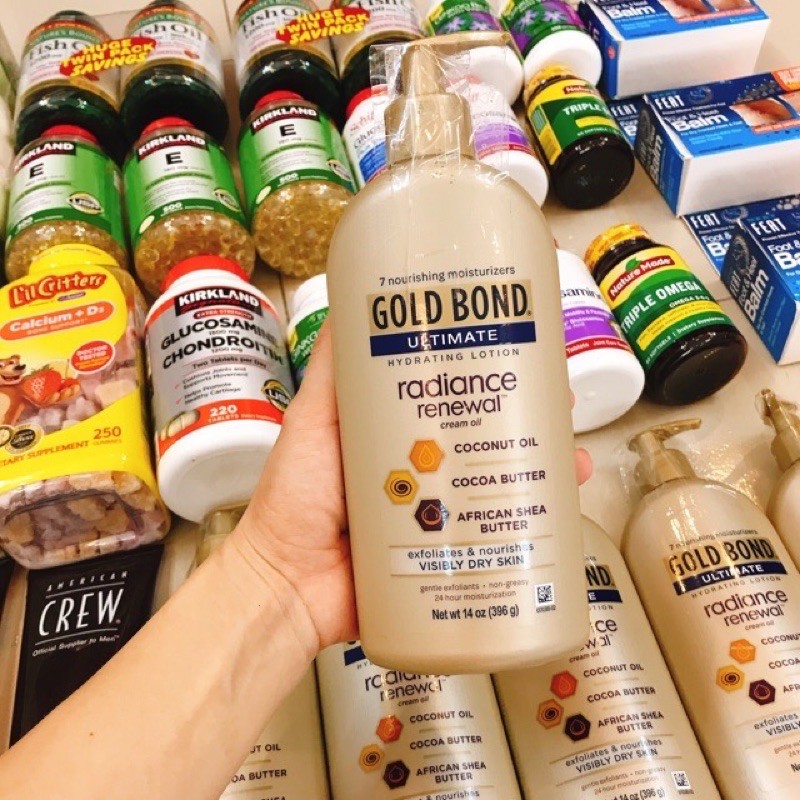 Dưỡng thể Gold bond của Mỹ