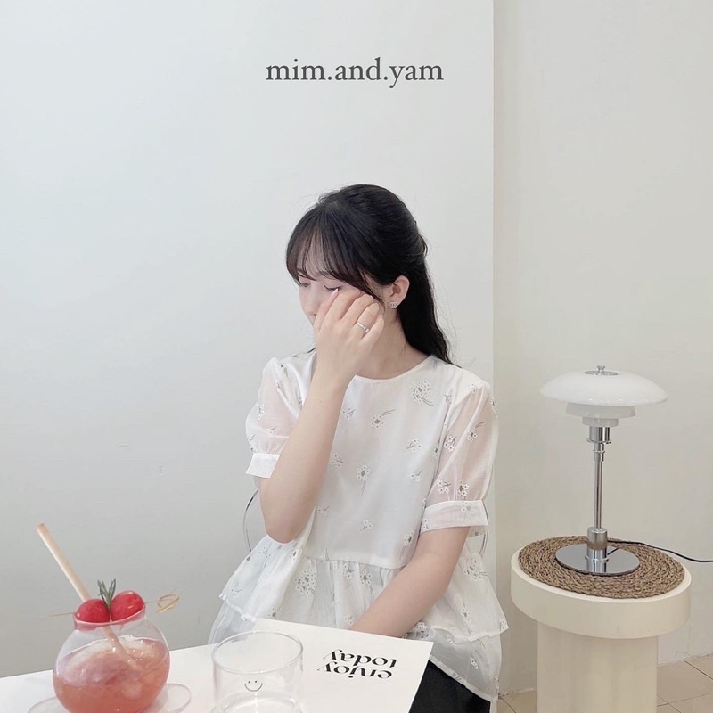 Áo tơ hoa babydoll