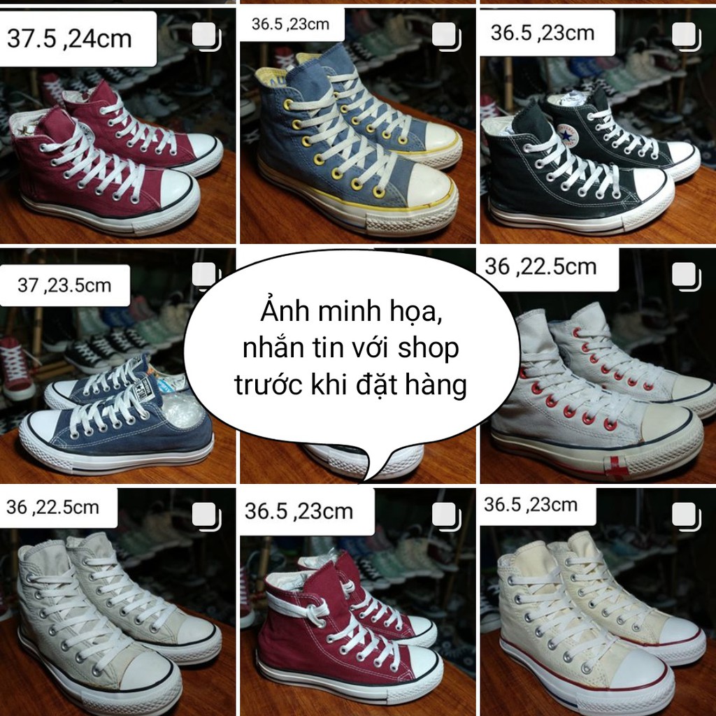 Giày Converse 2hand Chính Hãng (Đã Qua Sử Dụng)