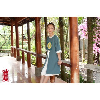 Áo dài tứ điên Cúc Hoa