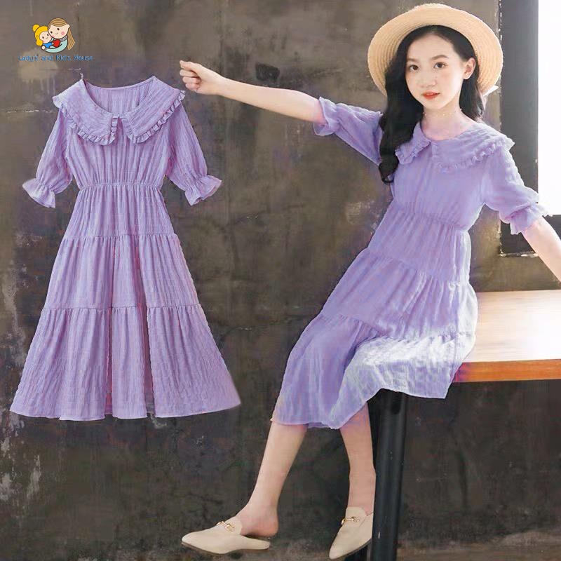 Đầm Công Chúa Thiết Kế Mới Xinh Xắn Thời Trang Mùa Hè Cho Bé Gái