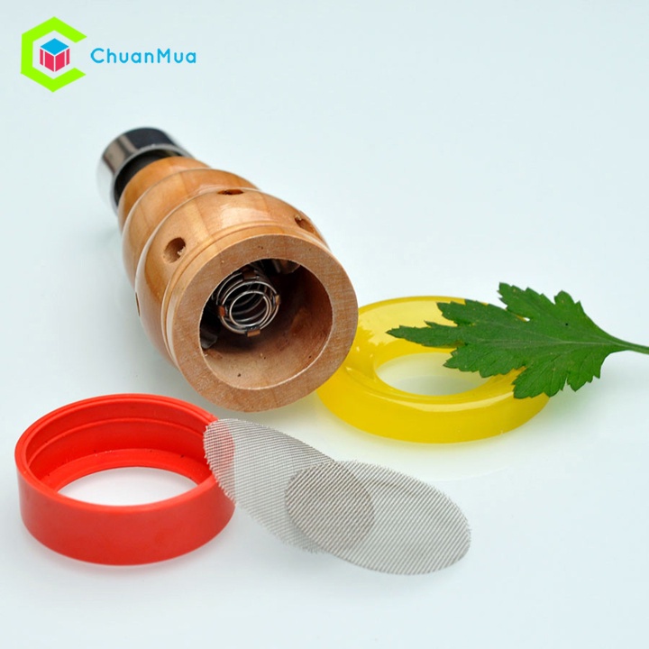 Ống Xông Hơ Ngải Cứu Gỗ Cao Cấp - Dụng Cụ Diện Chẩn