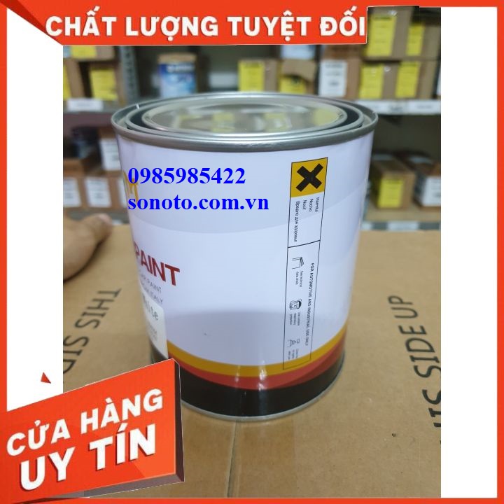 QP2241 Sơn gốc 2K màu vàng chanh hãng Autopaint lon 1 Lít ( Sơn oto xe máy )