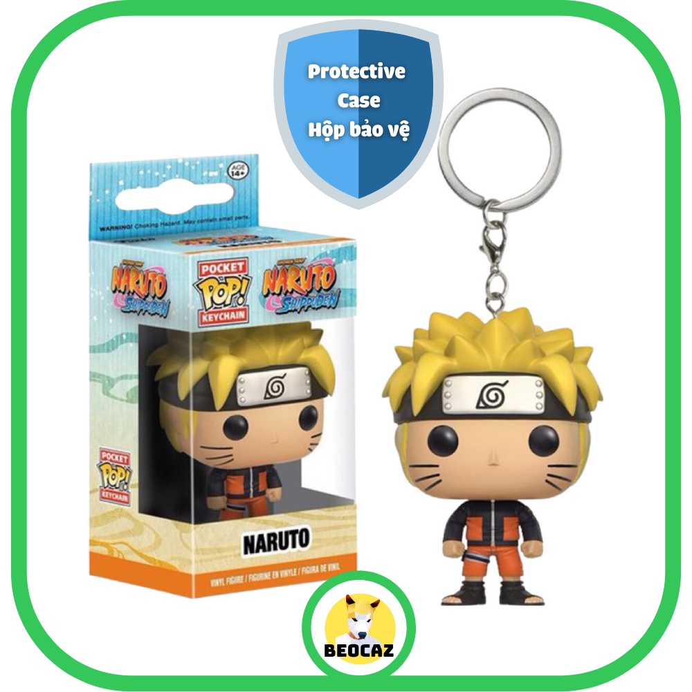 [Ship Hỏa Tốc][Full Box] [Tặng Hộp Bảo Vệ] Móc khoá Funko dễ thương nhân vật Naruto bền màu, nhựa an toàn