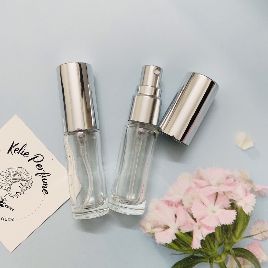 [HCM] Chai Chiết Nước Hoa Thủy Tinh 5ML Tròn