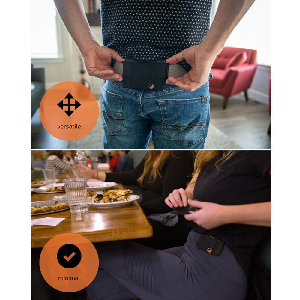 Ví nhỏ dạng thắt lưng tối giản unisex dùng để đựng thẻ / điện thoại khi ra ngoài trời / tập thể thao | BigBuy360 - bigbuy360.vn