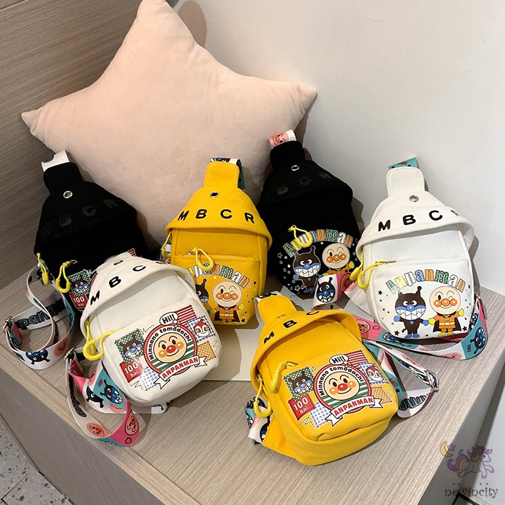 Túi Đeo Chéo In Họa Tiết Hoạt Hình Kiểu Nhật Bản Dễ Thương Cho Bé