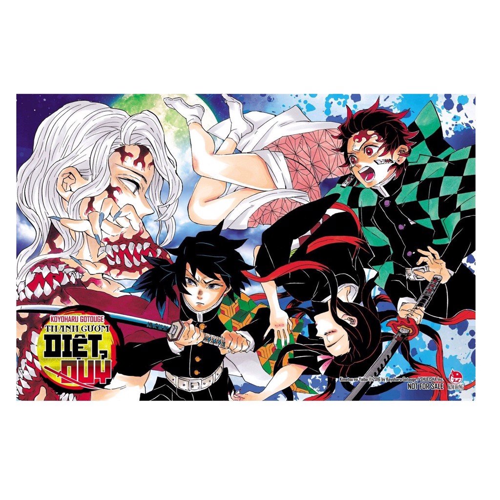 Poster Kimetsu no Yaiba - Poster Thanh gươm diệt quỷ