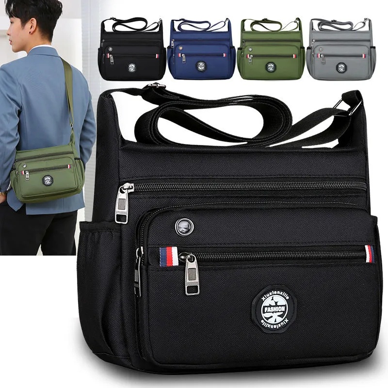 Túi Đeo Vai Du Lịch Nhiều Ngăn Bằng Vải Oxford Chống Thấm Nước tp024