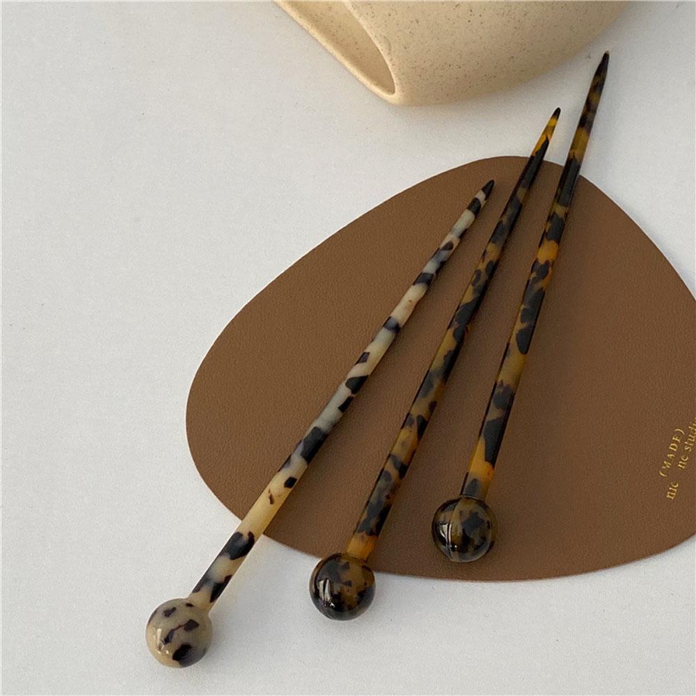 EXPEN Trâm Cài Tóc Bằng Nhựa Họa Tiết Mực In Thời Trang Cổ Điển Cho Nữ