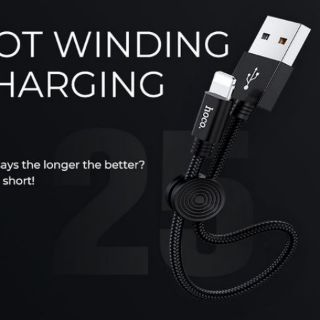 Cáp sạc Hoco X35 Lightning - Type C - Micro 25cm chính hãng