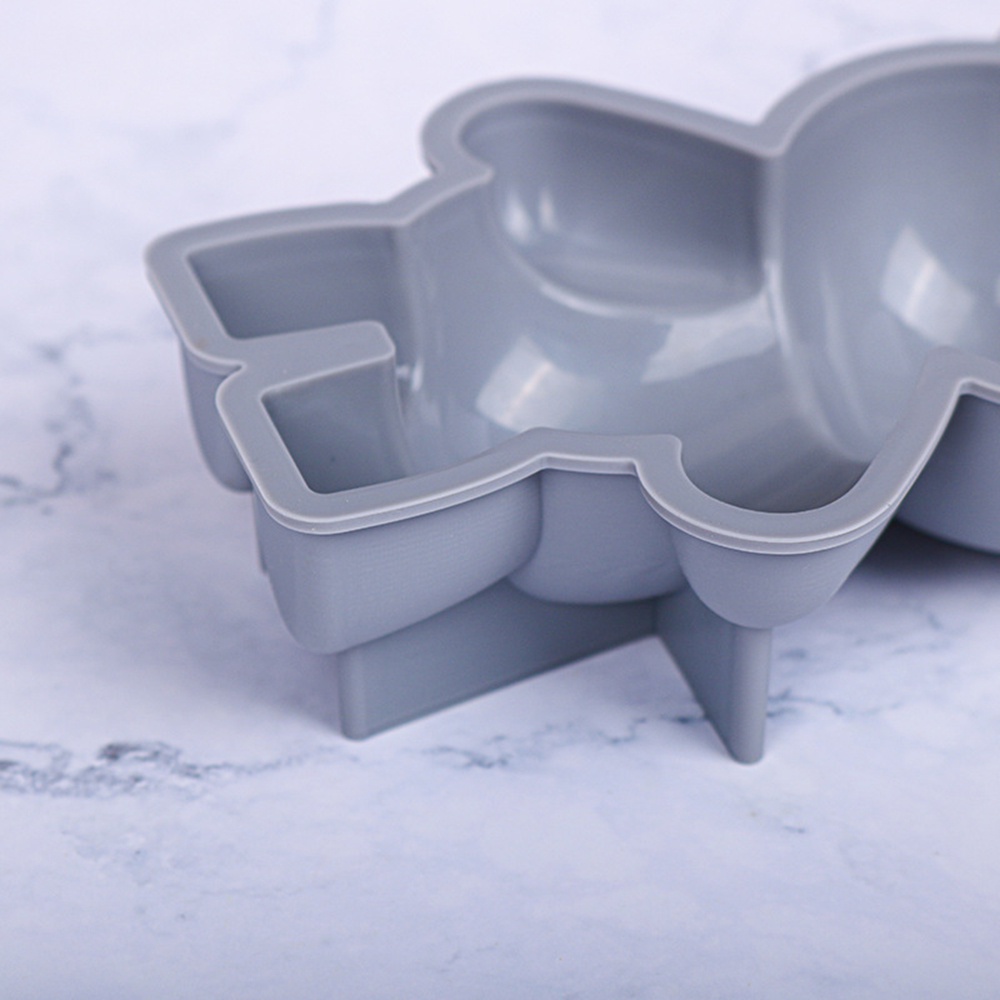 Khuôn Silicone Tạo Hình Làm Bánh Kẹo Hình Chú Gấu 3D DIY