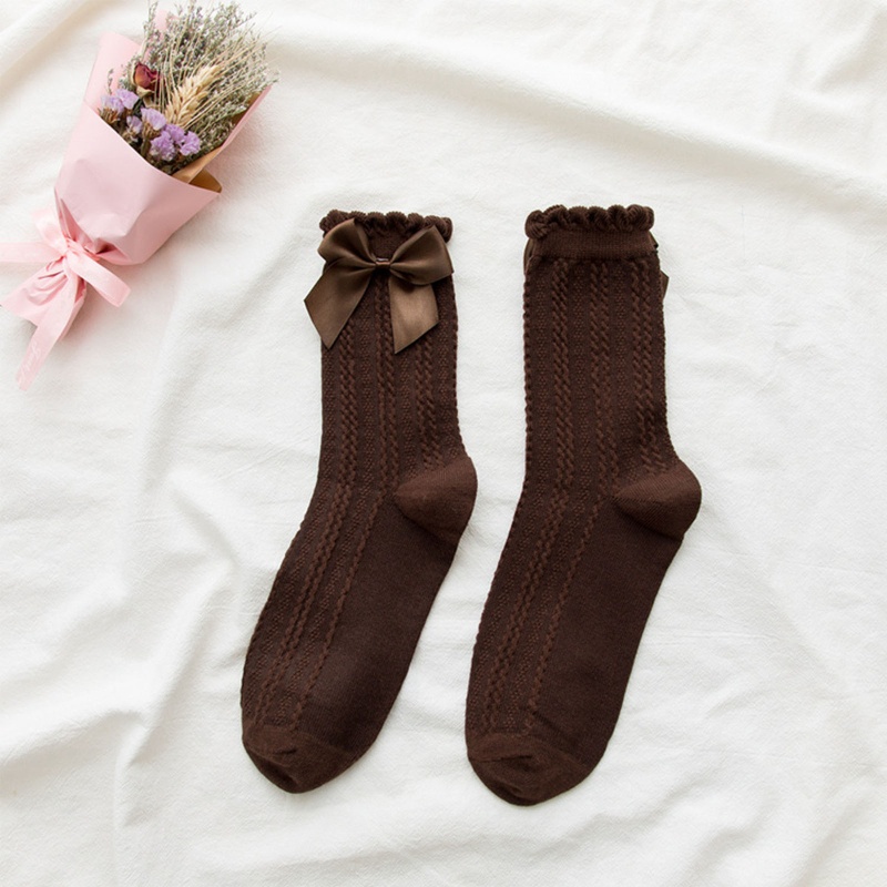 Xixi Đôi Vớ Dệt Kim Phối Ren Phong Cách Lolita Nhật Bản Ngọt Ngào Cho Nữ