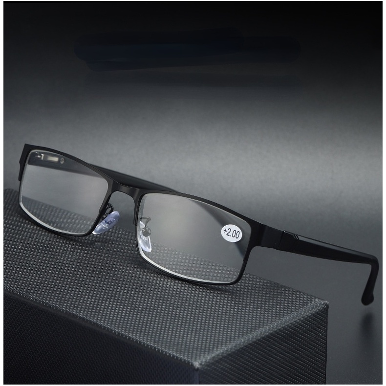 Kính đọc sách gọng kim loại TR90 chất lượng cao cho nam