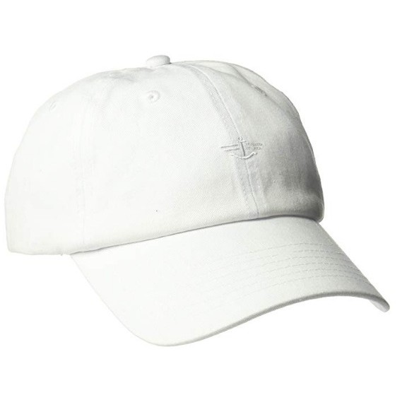 Mũ (nón) thể thao nam trắng Dockers Men's Classic Baseball Dad Hat with Logo (Mỹ)