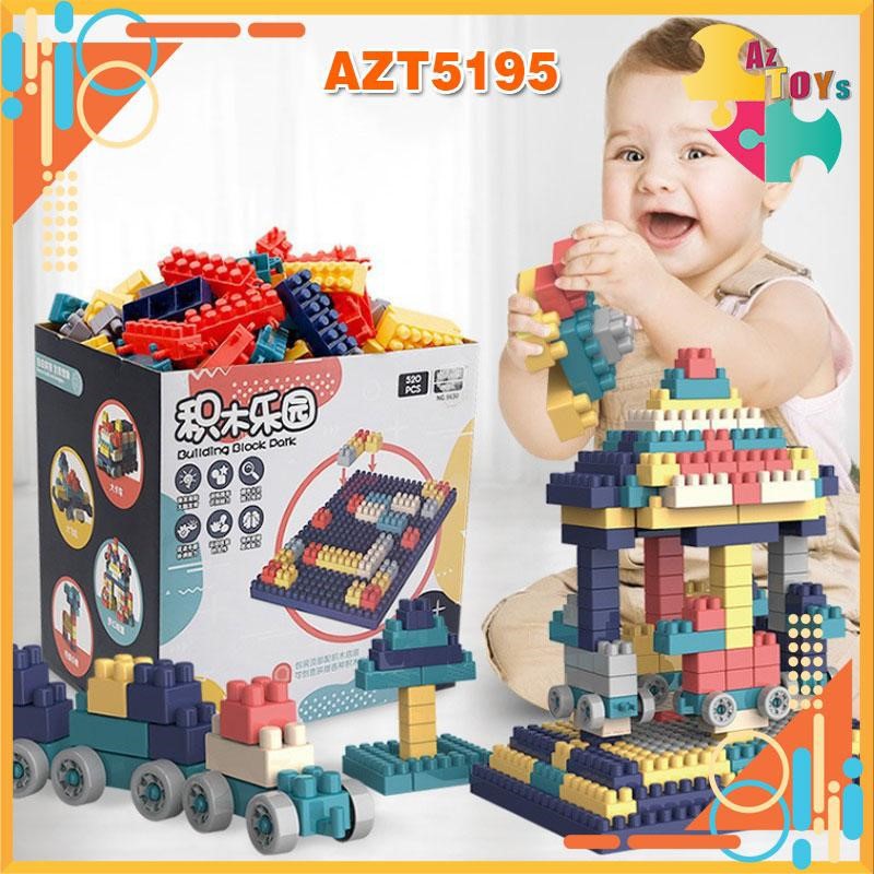 Bộ Đồ Chơi Lego Xếp Hình 520 Chi Tiết Bằng Nhựa Phát Triển Khả Năng Sáng Tạo Cho Bé - AZT5195