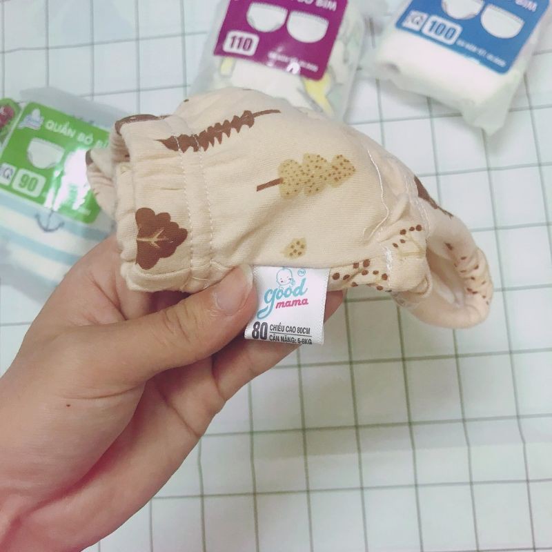 Bộ 10 Quần Tập Bỏ Bỉm Goodmama 6 Lớp Cho Bé 5-17Kg