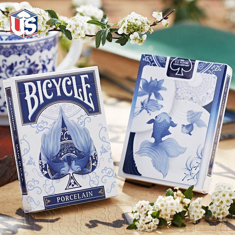 Bộ bài Tây dùng ảo thuật Bicycle Porcelain thiết kế tiện dụng chất lượng cao