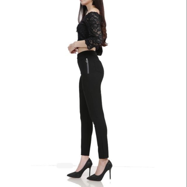 [Tuyển Sỉ] Quần Legging 2 khóa sườn chất dày dặn