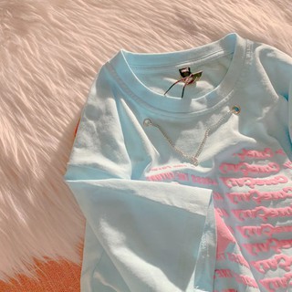 Áo Phông in chữ nổi màu pastel