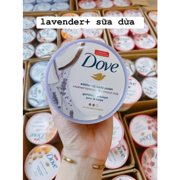 Tẩy da chết body Dove bản Mỹ mới cao cấp nhất