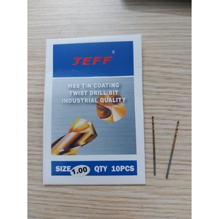 Mũi khoan thép gió hss jeff 1.0mm