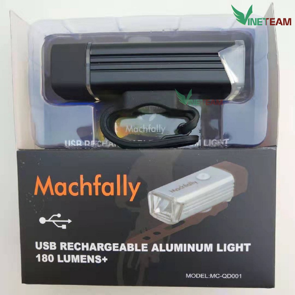 Đèn pha xe đạp siêu sáng Machfally ✔Sạc cổng USB✔Chống nước Model EOS100 -DC4354