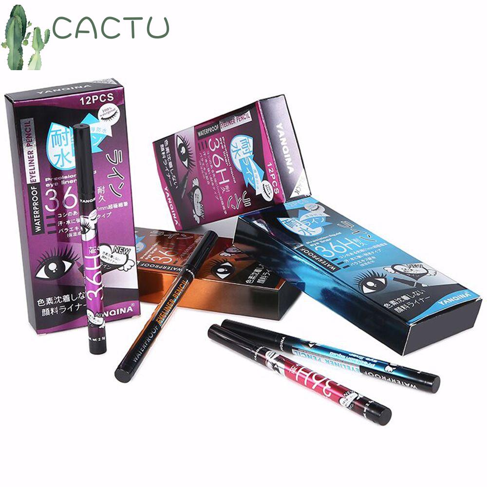 (Hàng Mới Về) Bút Kẻ Mắt Dạng Lỏng Chống Thấm Nước Nhiều Màu Tùy Chọn Cho Nữ