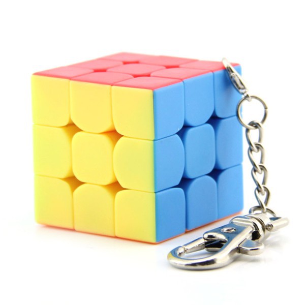Móc khóa rubik vuông 3x3 độc đáo