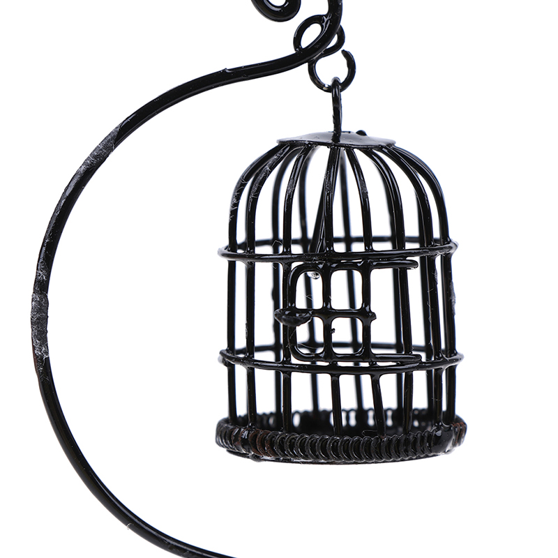 Mô Hình Lồng Chim Mini Bằng Kim Loại Tỉ Lệ 1: 12