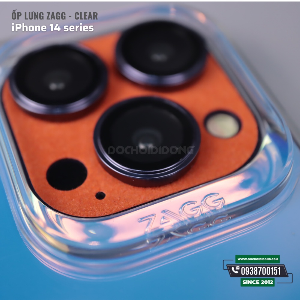 Ốp lưng cho iPhone 14 - 14 Plus - 14 Pro - 14 Pro Max ZAGG Clear