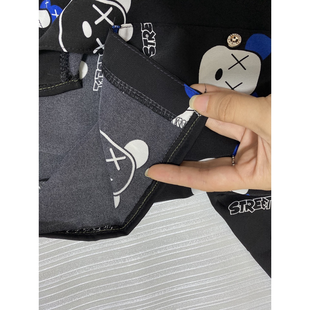 [Ảnh thật/Sẵn hàng] Bộ Pijama Chất Lụa Họa Tiết Siêu Xinh_BỘ DÀI TAY DÀI FREESIZE 40-60KG | BigBuy360 - bigbuy360.vn