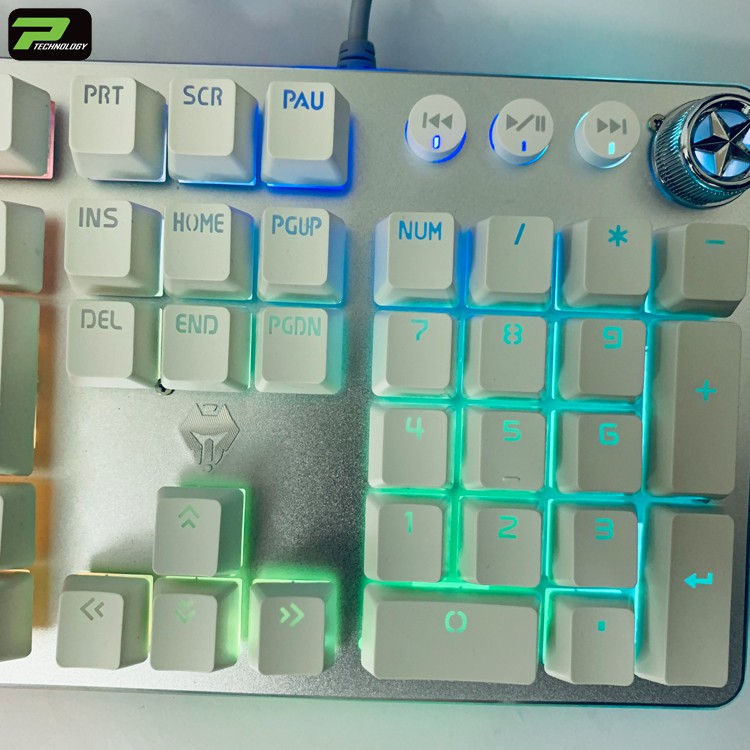 Chuột Chuyên Game Gaming Golden Armor G100 LED RGB + Bàn Phím Cơ Gaming Blue Switch Led Đổi Màu Nhiều Chế Độ G900