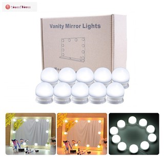 Bộ đèn LED gắn gương trang điểm kèm phụ kiện đầy tiện lợi