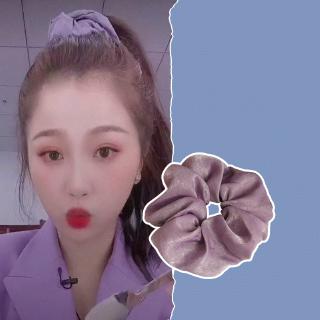 Dây cột tóc thời trang phong cách Hàn Quốc màu tím mộng mơ cho nữ