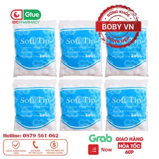 Bông gòn đút tai cho mẹ sau sinh - Bông viên Softtip - Nhập khẩu từ Thái Lan Bông tròn Soft Tip_[IDC]