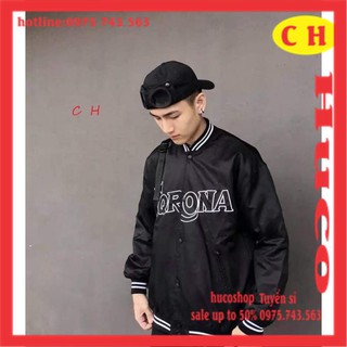 Áo Bomber chất nỉ TQR cổ viền cúc bấm đơn giản thời trang thu đông nam nữ unisex freesize form rộng ulzzang - Áo khoác chống nắng nữ | Zalora.vn