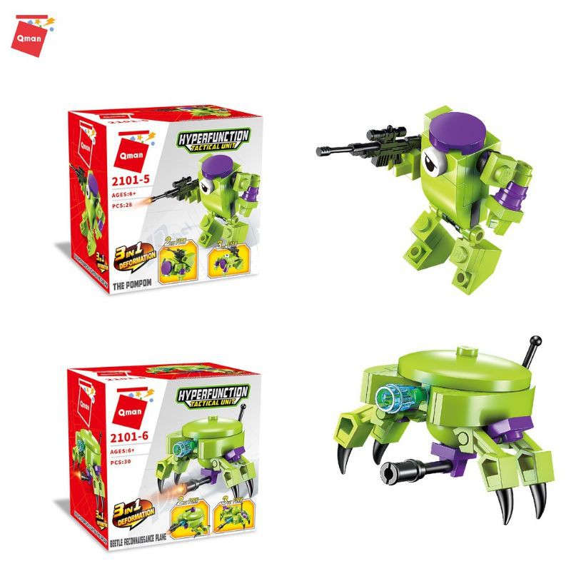 Đồ chơi xếp hình phong cách Lego của QMan