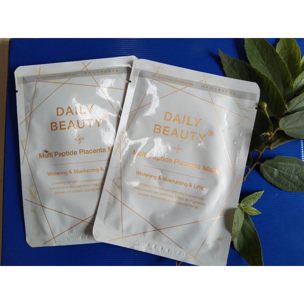 Combo 2 Mặt Nạ Nhau Thai Cừu Multi Peptide Placenta Mask