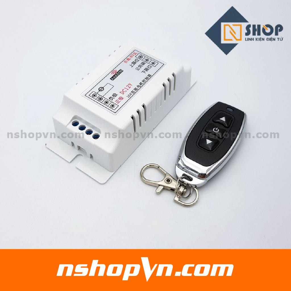 Mạch điều khiển đảo chiều động cơ từ xa 12VDC 10A