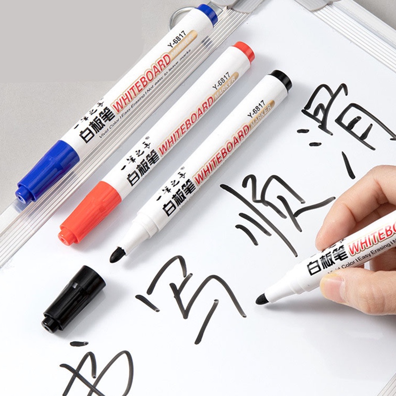 Set 5 Bút Lông Viết Bảng Màu Trắng / Đen / Đỏ