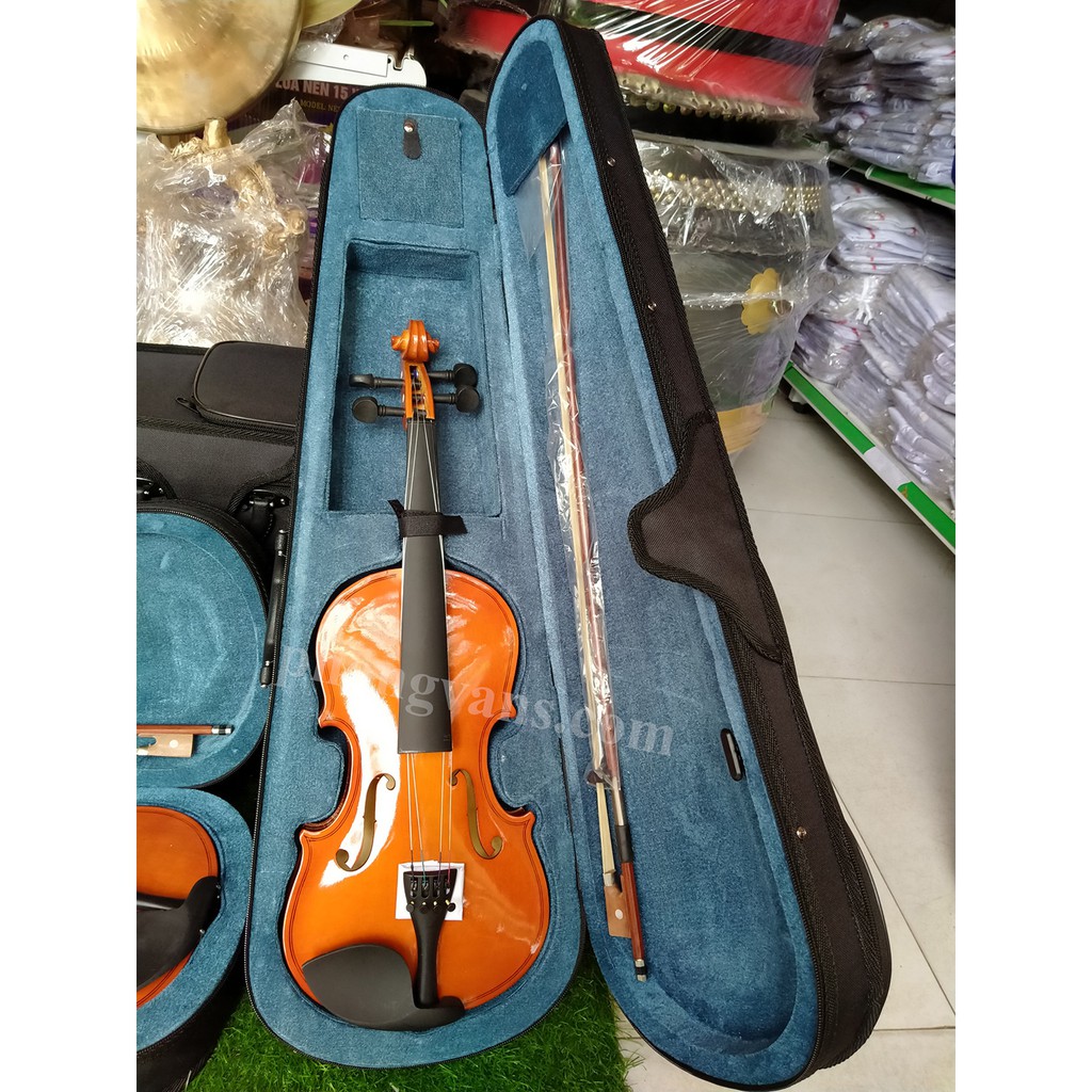 Đàn violin basswood size 3/4 dành cho người mới học full hộp