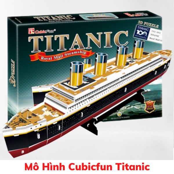 Mô hình giấy 3D CubicFun - Tàu Titanic Cỡ Lớn